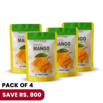 Dried Mangoes Slices -Pack of 4-400 Grams